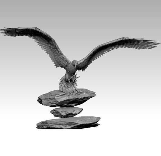 Paint Your Own Eagle Statue